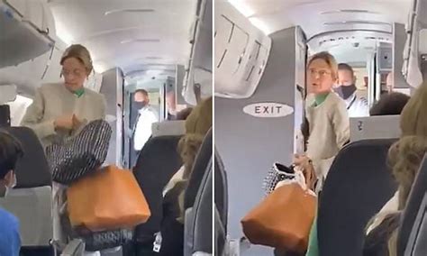 Applause As Woman Kicked Off Plane For Refusing To Wear Mask