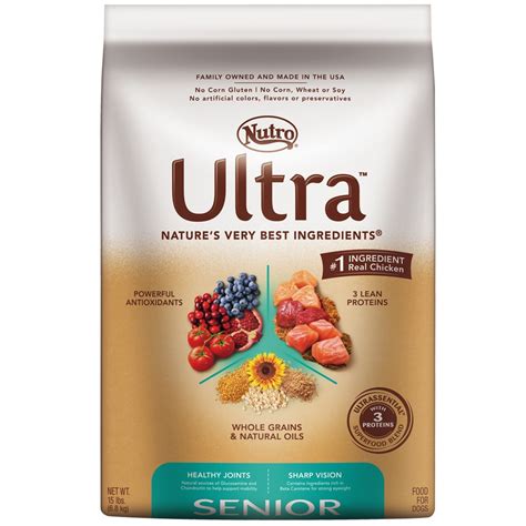 Nutro Ultra Senior Dry Dog Food 15 Lb