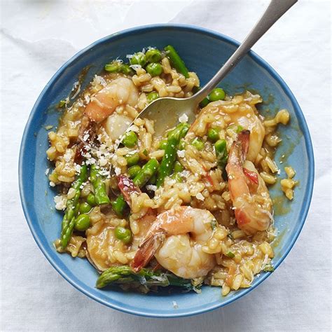 Slow Cooker Prawn And Asparagus Risotto Healthy Recipe Ww Australia