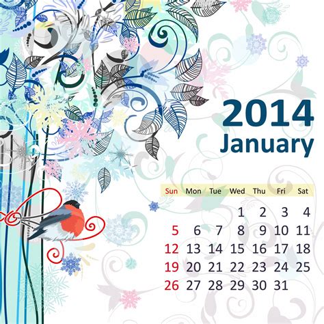 2014 Calendar All Months 12 Jpegs • Elsoar