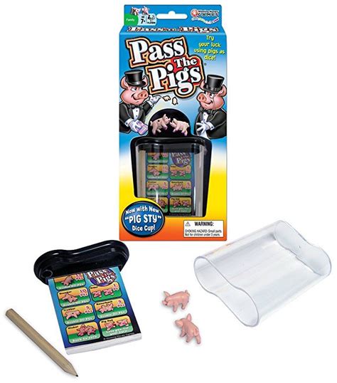 Winning Moves Games Pass The Pigs Multicolor For Ages 7 And Up Game