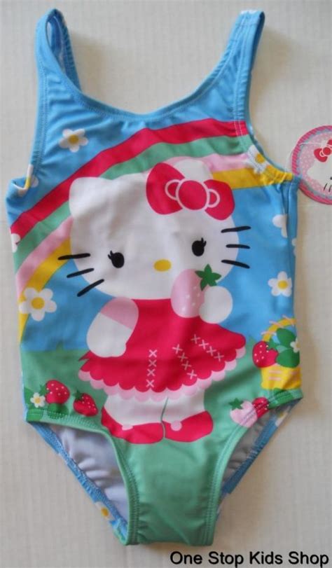 Hello Kitty Girls 2t 3t 4t 5t Bathing Suit Swimsuit Bikini Tankini Ebay
