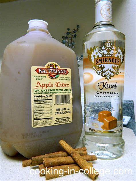 Try these five recipes using smirnoff kissed caramel vodka that are filled with apple and cinnamon flavors that will have you saying more please! Hot Caramel Apple Cider (for grown ups!)