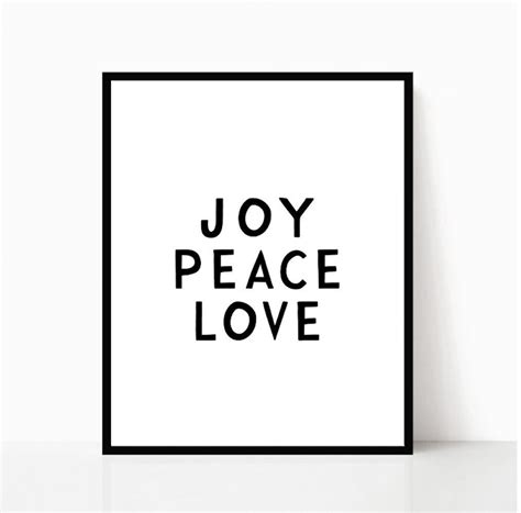 Wall Frame Set Joy Sign Love Joy Peace Prayer Flags Wall Signs