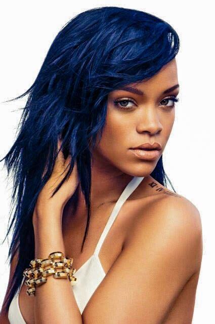 Rihanna Unleashing Her Electric Blue Side Rihanna A Lair Photos