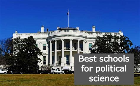 Best Schools For Political Science