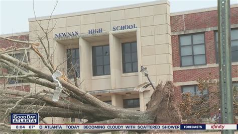 Tornado Clean Up In Newnan Youtube