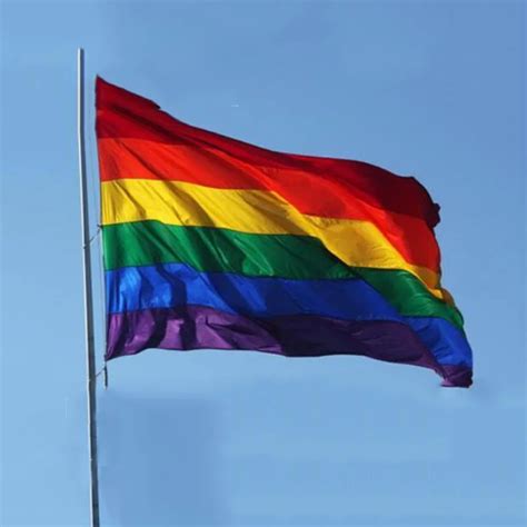 giant gay pride rainbow flag nasvedrug