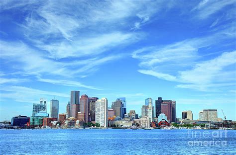 Downtown Boston Massachusetts Skyline Photograph By Denis Tangney Jr