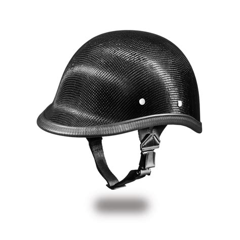 Classic super low profile 3/4 helmet | the shop vancouver. Hawk- Grey Carbon Fiber- Daytona Helmets