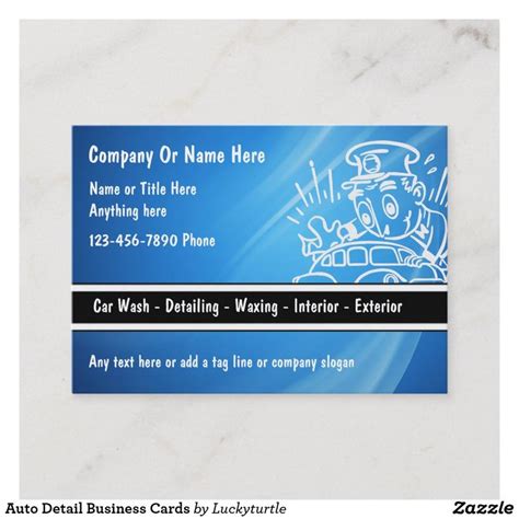 For an auto detailing business or mobile detailing business. Auto Detail Business Cards | Zazzle.com (With images) | Car detailing, Blue business card design ...