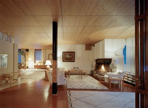 The interiors were elegantly furnished in every detail. Villa Mairea Living Room. Alvar Aalto. Noormarkku, Finland ...