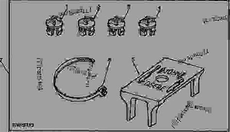 Hose Identification Kit Tractor John Deere 9630 Tractor 9630