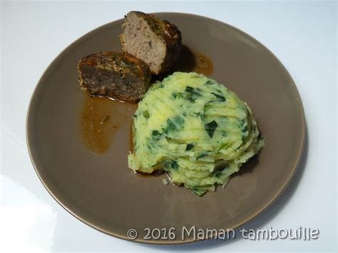 Crépinette de porc et son écrasé de pommes de terre Maman Tambouille