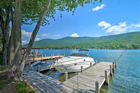 Waterfront Home On Lake George W Boat Dock Queensbury Ny Evolve