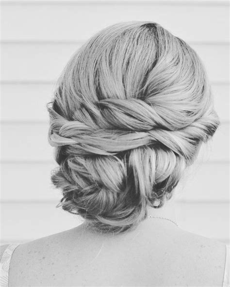 Bridal Twisted Side Bun Updo Wedding Hairstyle Ideas Hairstylist