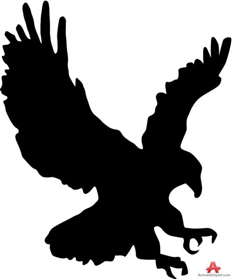 Flying Eagle Silhouette At Getdrawings Free Download