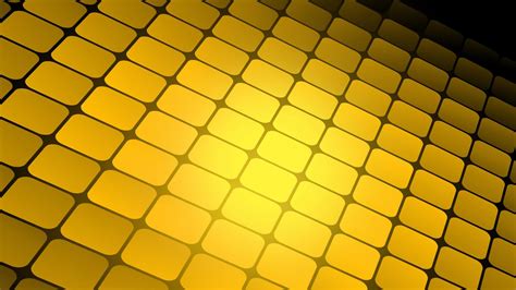 Yellow Lights Geometric Cube Shapes Hd Yellow Wallpapers Hd