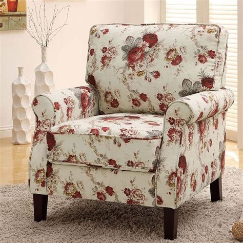 The chair is based on a wooden frame that is resistant. Floral Pattern Accent Chair Coaster Furniture | FurniturePick