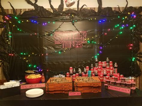 Stranger Things Themed Birthday Party Ideas