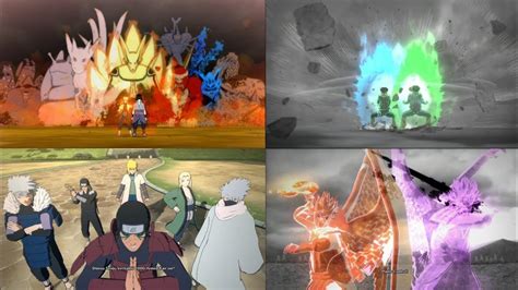 Semua Ulti Gabungan Di Game Naruto Storm 4 Youtube