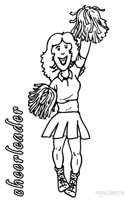 Printable Cheerleading Coloring Pages For Kids Cool2bkids Coloring