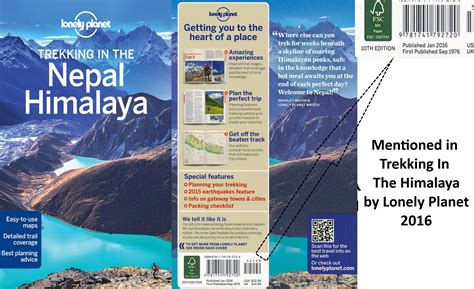 Lonely Planet Recommended Nepal Trekking Agency For The Last 7 Years