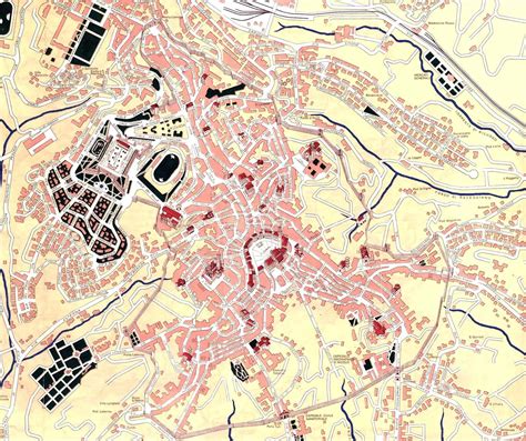 City Map Of Siena •