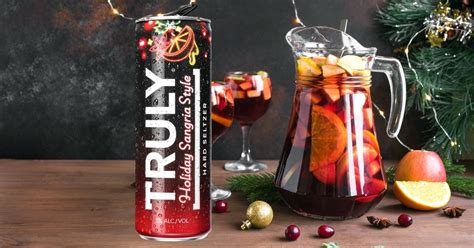 Truly Holiday Sangria Style Hard Seltzer Review Seltzer Nation
