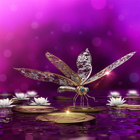 Magical Dragonfly In The Magical World On Behance