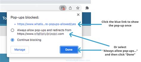 Allow Or Block Popup Windows In Chrome