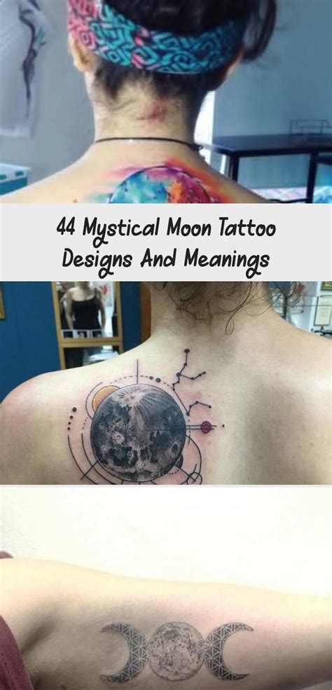 44 Mystical Moon Tattoo Designs And Meanings Tattoo Ideen Designs