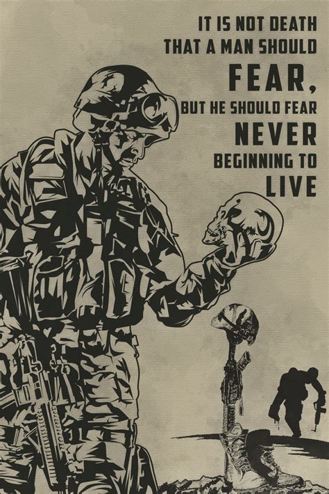 SD023 - F.E.A.R - Soldier Poster | Soldier quotes, Soldier ...