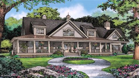 One Story Ranch Style House Plans Wrap Around Porch Jhmrad 98641
