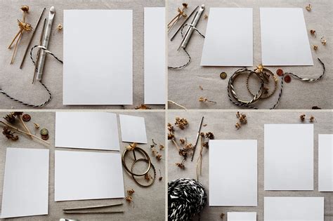 Download Rustic Wedding Invitation Mockups By Bluerobindesignshop | TheHungryJPEG.com