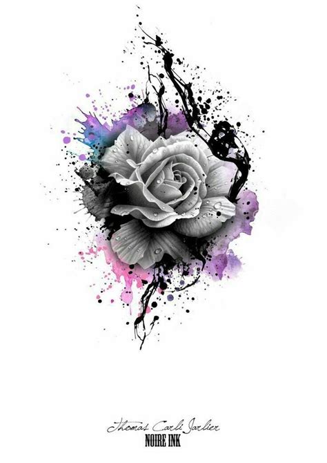 Wenn dir „rose tattoo vorlage gefällt, gefallen dir vielleicht auch diese ideen. Die besten 25+ schwarze Rose Tattoos Ideen auf Pinterest ...