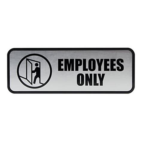 I heard from one of my fellow associates we get paid a little bit for doing the daily health checklist, is this true? COSCO Brushed Metal Employees Only Sign 3 x 9 Silver by Office Depot & OfficeMax
