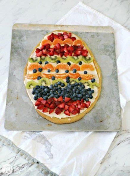 No matter how old i get, desserts will always be my favorite part of a meal. New cookies easter fruit pizzas Ideas #cookies #fruit ...