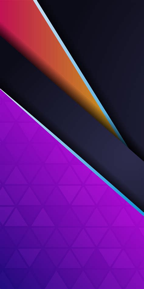 1080x2160 Purple Material Design Abstract 4k One Plus 5thonor 7xhonor