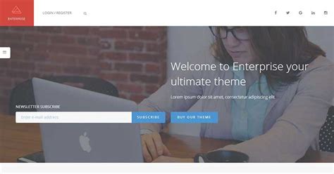 Enterprise Corporate Wordpress Theme