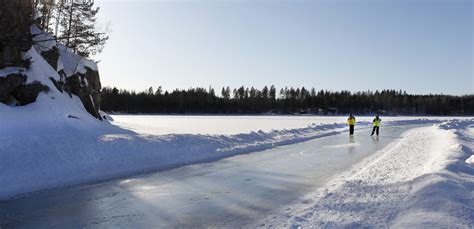 Finland Travel Ice Skating On Lake Saimaa Visit Saimaa