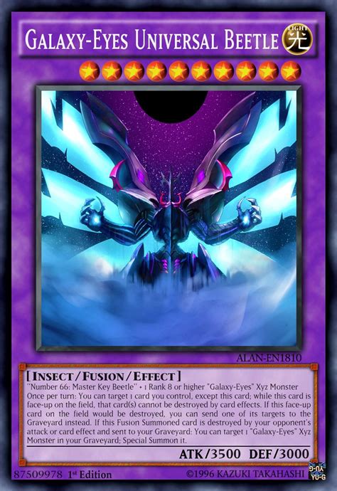 Galaxy Eyes Universal Beetle Yugioh Fusion Yugioh Dragons Custom