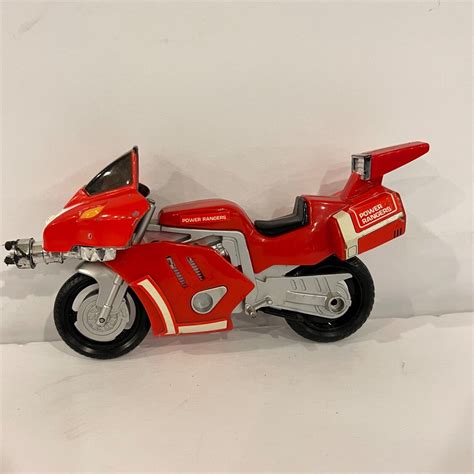 Vintage Power Rangers Motorcycle Bandai Red Ranger Bike Toy EBay