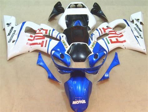Free 5 T Abs Glossy Injection Blue White Red Fairing Yzf600 R6 98 02
