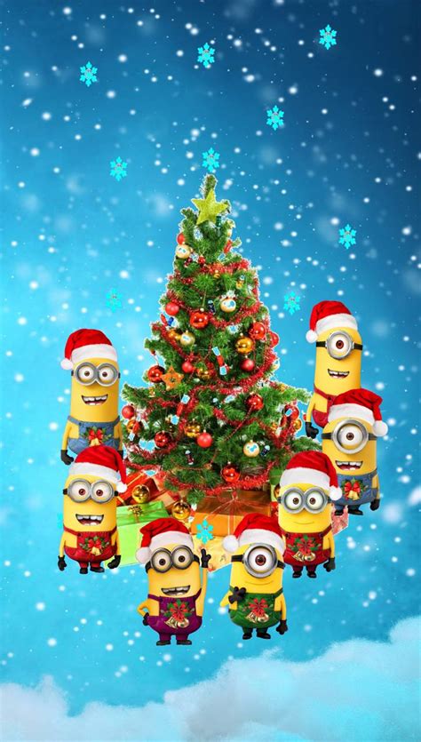 Minion Christmas Wallpapers Top Free Minion Christmas Backgrounds