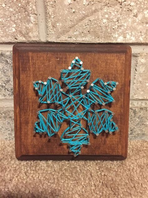 Snowflake String Art By Stringsational On Etsy