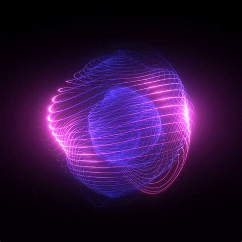 Xponentialdesign — Pulsing Striped Neon Cell Core 4k Loop Available