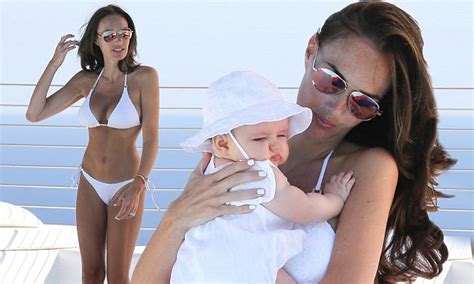 Tamara Ecclestone Displays Her Stunning Post Pregnancy Body As She Dotes Over Baby Sophia In