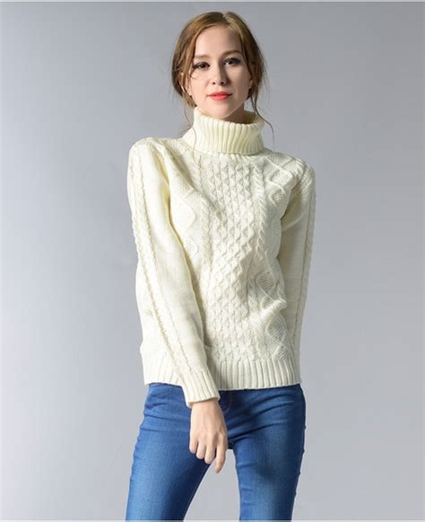 Colleer Fashion Fleece Women Long Sweater Sexy Side Split Pullover
