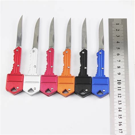 Portable Folding Key Chain Folding Blade Knife Pocket Cutter Outdoor